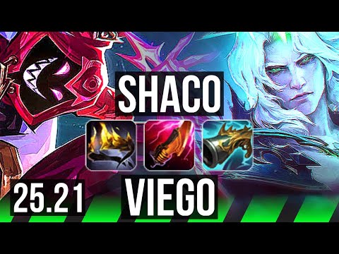 SHACO vs VIEGO (JGL) | 20/1/5, Legendary | EUW Master | 25.21