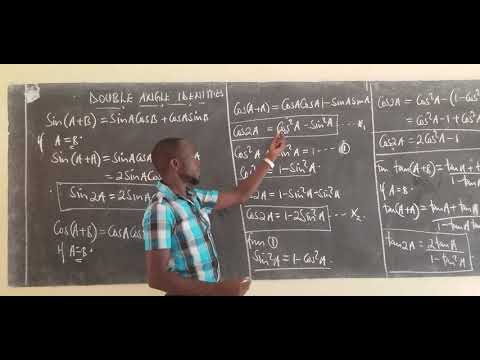 Trigonometry | Double Angle Formulae - Proof, Worked Examples and Trial Questions
