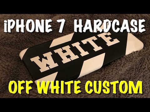 Video Thumbnail of How To OFF WHITE Custom iphone HardCase