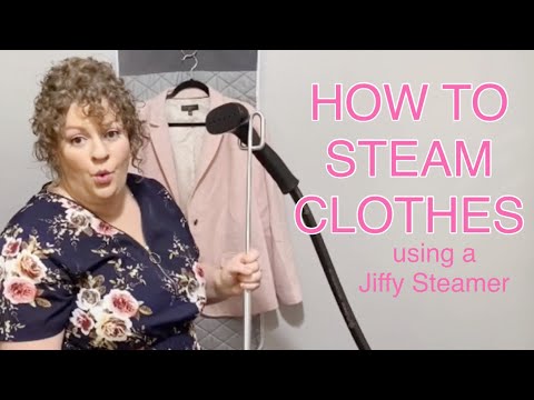 HOW TO STEAM CLOTHES with a JIFFY STEAMER made for Resellers and Posh Bosses
