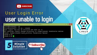 User Login Failed | User Unable to Login | Redhat Linux | RHEL8/Rocky Linux8/CentOS [SOLVED]
