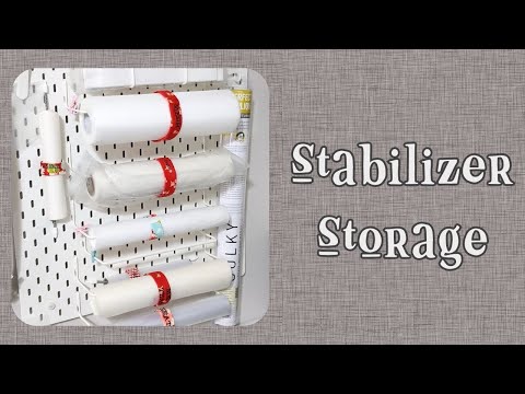 Conquer Embroidery Stabilizer Storage! Rolls, Sheets, and Organizing Tips