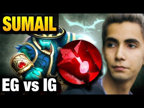 Sumail TA & Storm Spirit My Best Hero for IG Dota 2 7 06b