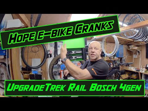 How to Fit Hope e-bike crank To Trail Rail and Bosch 4 Gen Motors