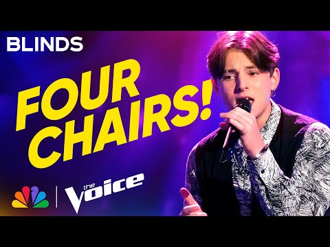 15-Year-Old Ryley Tate Wilson Stuns Coaches with "Dancing On My Own" | The Voice Blind Auditions