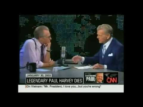 Paul Harvey on Larry King Live  Jan. 30th, 2003