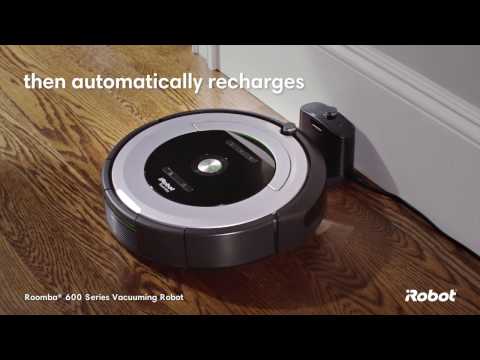iRobot Roomba 685 Robotic Vacuum with 2 Dual Mode Virtual Wall Barriers (Black)