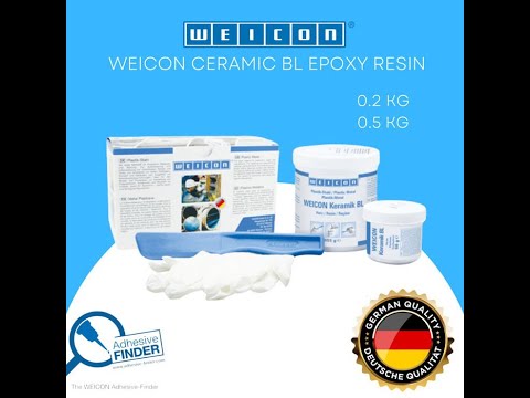 Weicon Ceramic BL Epoxy Resin Plastic Metal Repair Wear Weicon Ceramic BL Epoxy Resin Plastic Metal Repair Wear