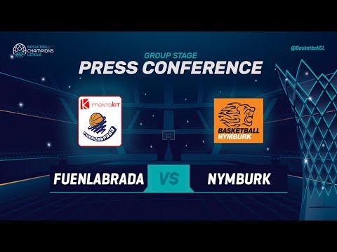 Montakit Fuenlabrada v CEZ Nymburk - Press Conference - Basketball Champions League 2018-19