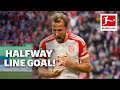 Harry Kane scores goal from his own Half!