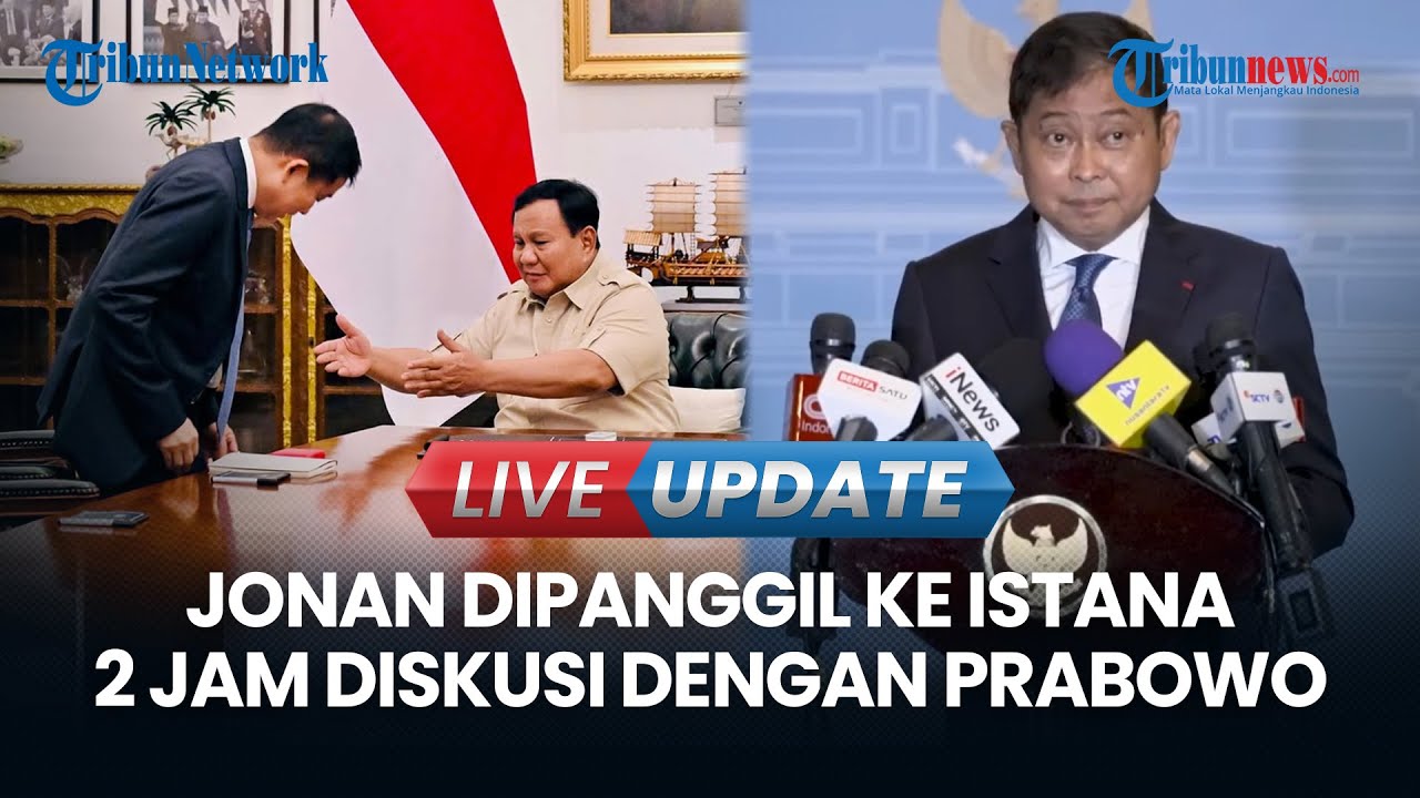LIVE UPDATE | Prabowo Buka Isi Pertemuan dengan Jonan, Tukar Pandangan Soal Kereta Api & Whoosh