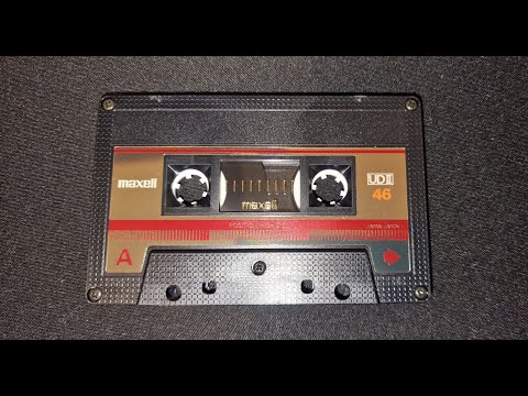 Maxell UDII 1985 unboxing and testing the tape