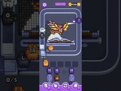 Pixel Flow Level 2718 Walkthrough