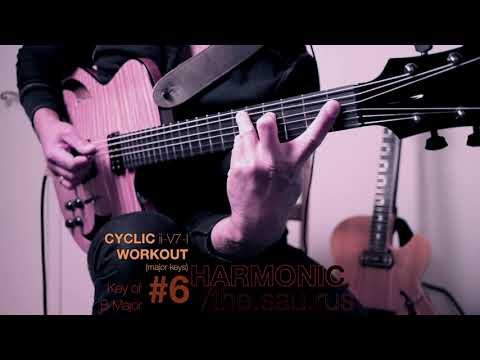 HARMONIC /the-sau-rus #6 (Cyclic ii-V7-I Workout in major keys)