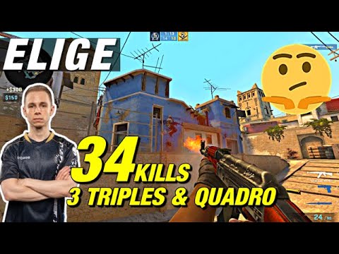 EliGE mirage faceit game! 🔥 CSGO EliGE POV