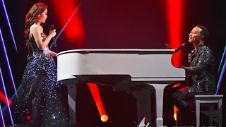 John Legend &amp; Jane Zhang - All of Me (1st Day Version)(張靚穎2015巡演成都站)(DV by 小小)