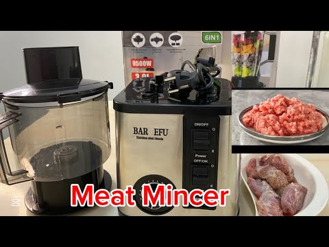 How To Use Bardefu 6 In 1 Blender, Meat Mincer / Food Processor