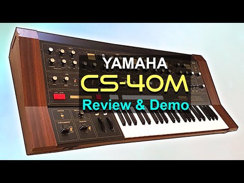 YAMAHA CS-40M - Review, Sounds & Demo | Analog Synthesizer