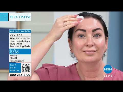 Skinn Cosmetics NonNegotiables MultiAcid Resurfacing Pads