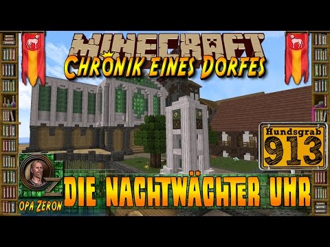 Minecraft #913-Chronik eines Dorfes-Die Nachtwächter Uhr [HD+Deutsch]