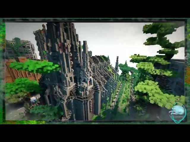 Zombie Apocalypse [I am Legend Map] with 3D scenery Minecraft Map