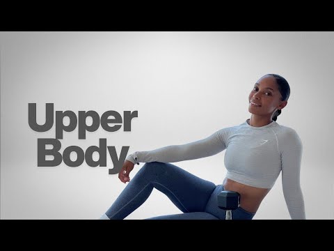 20 minute Upper Body & Cardio Dumbbell Workout | Muscle, Strength & Toning 💪🏽