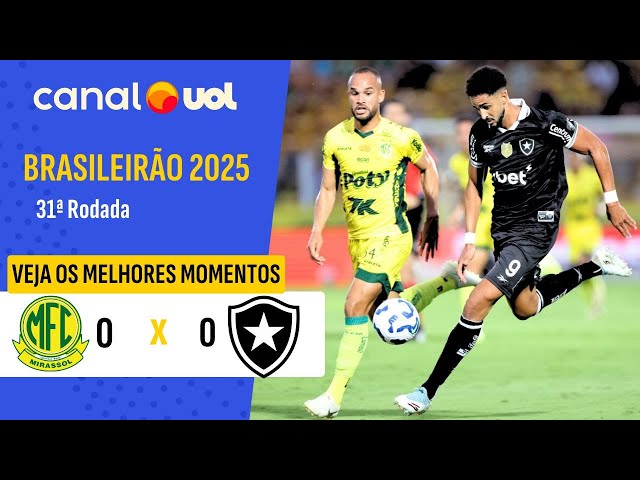 Mirassol e Botafogo empatam em jogo de chances perdidas