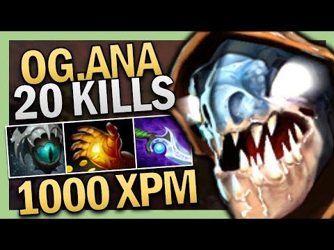 Dota 2 Safelane Slark with 20 Kills by OG.Ana TI9 Ready