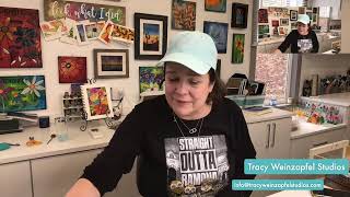 Saturday in the Studio - Tea with Tracy and let's paint.