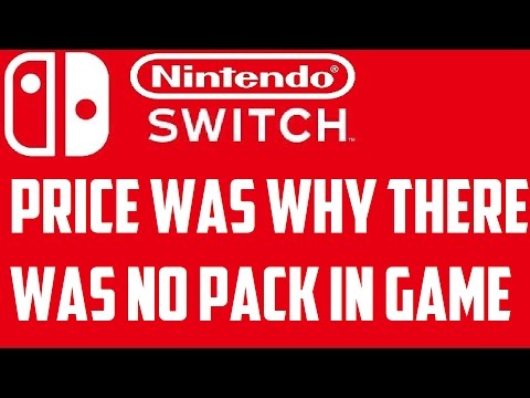 Nintendo Switch's Price Is Why There's No Pack In Title