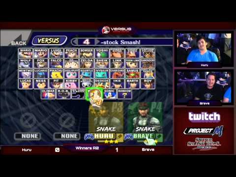 VS Weekly 10/22/14 - Winners R2- Huru (Wario/Lucario) vs Brave (Snake)
