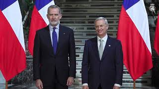 Vídeo resumen de la asistencia de S.M. el Rey a la toma de posesión del Presidente de Chile