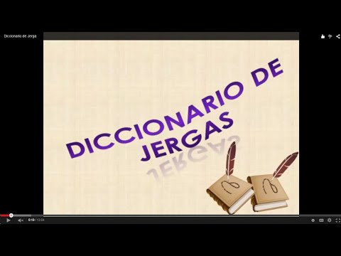 Diccionario de Jerga