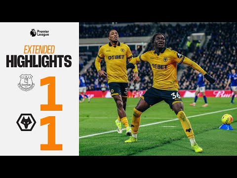 Two red cards! | Everton 1-1 Wolves | Extended Highlights