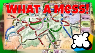 Ticket to Ride Switzerland - This Game is Hilarious!
