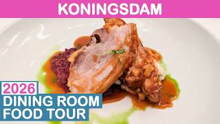 2026 Koningsdam: The Dining Room Food Tour (Holland America)