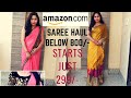 Amazon Best Saree Haul For Farewell Partywear Worth Or Not Amazon Saree Unboxing Review