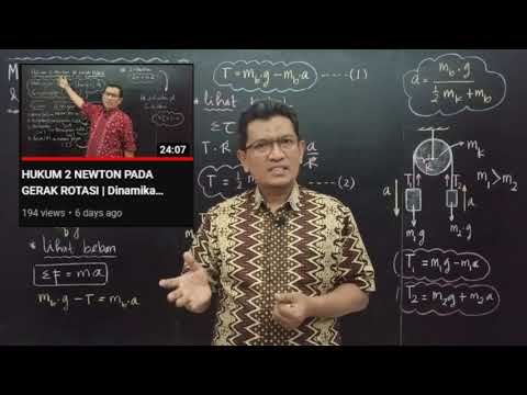 MENENTUKAN TEGANGAN TALI & PERCEPATAN PADA KATROL | Dinamika Rotasi & Kesetimbangan - Fis Kelas 11