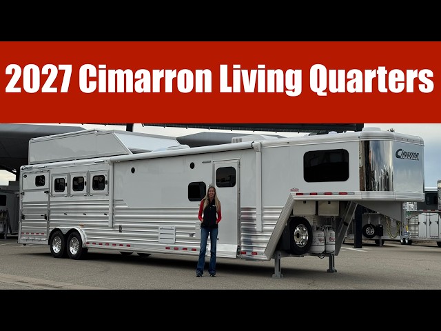 Preview image of 2027 Cimarron Norstar 4 Horse Living Quarters  youtube video