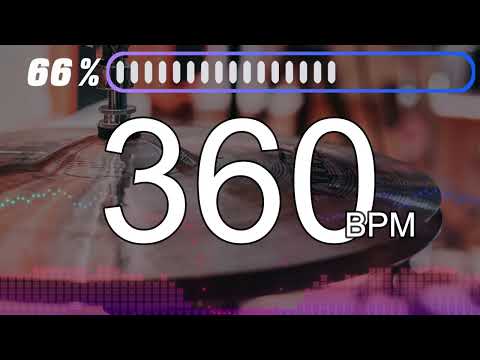 360BPM　Hi-hat①　5minutes Drums Metronome