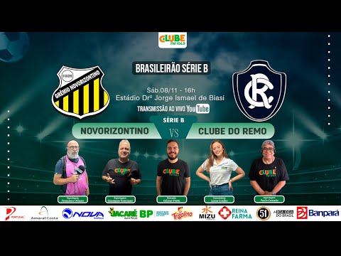 AO VIVO NOVORIZONTINO 1X1 CLUBE DO REMO | 36º RODADA | BRASILEIRÃO SÉRIE B | 08.11.2025