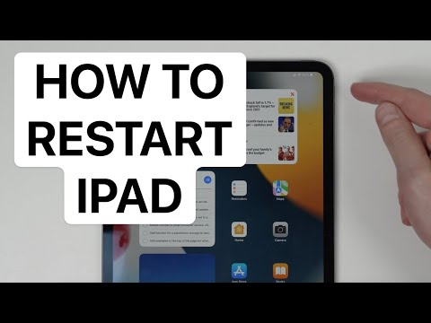 How To Restart iPad - Reboot, Hard Restart, Reset Apple iPad