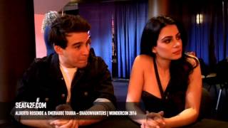 Alberto Rosende & Emeraude Toubia Shadowhunters WonderCon 2016 Interview