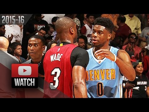 Emmanuel Mudiay Full Highlights at Heat (2016.03.14) - 23 Pts, 10 Ast