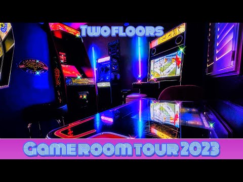 My Game Room Tour 2023 - Two Floors of Retro Console & Arcade Nostalgia!