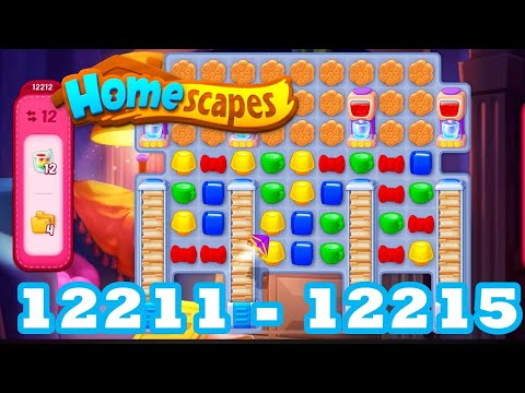Homescapes Level 12211 - 12215 HD 3 - match puzzle Gameplay | android | IOS | 12212 | 12213 | 12214
