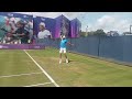 Dimitrov Backhand Up Close and Slow Motion Queen's 2023 Practice