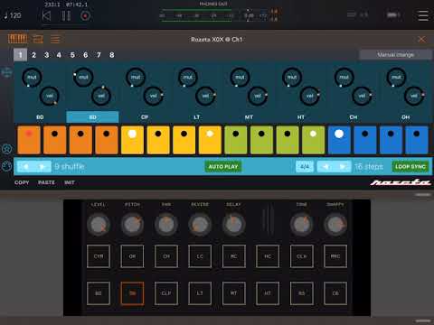 Rozeta X0X and LFO working their magic on MV08