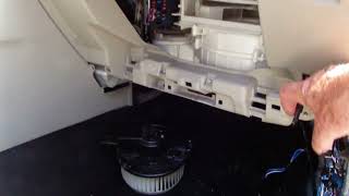 Mazda CX-9  Cabin fan and resistor removal