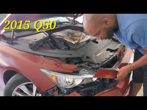Diy headlight replacement. 2015 infinity Q50
